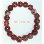Браслет из сердолика круглый 10 мм