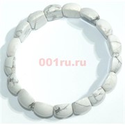 Браслет из кахолонга прямоугольный округлый