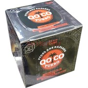 Уголь для кальяна QOCO Turbo 25 мм 27 кубиков