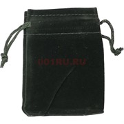 Чехол подарочный замша 9x12 см черный 50 шт/уп