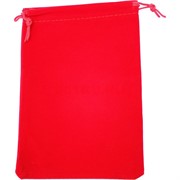 Чехол подарочный замша красный 12x15 см 50 шт/уп