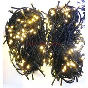 Гирлянда новогодняя LED желтая 8 м