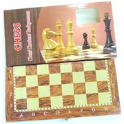 Шахматы шашки нарды деревянные 24x24 см
