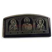 Иконка в автомобиль из обсидиана 2,6 см