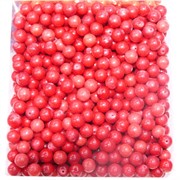 Бусины 6 мм из красного коралла (имитация) цена за 1 шт