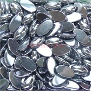 Кабошоны 9x16 овальные из гематита