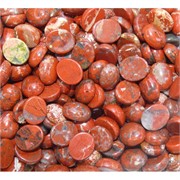 Кабошоны 10x12 овальные из красной яшмы