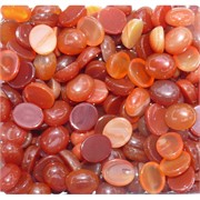Кабошоны 10x12 овальные из сердолика