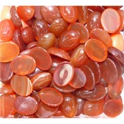 Кабошоны 12x16 овальные из сердолика
