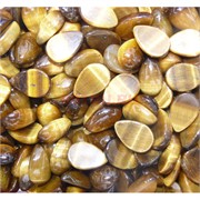 Кабошоны 10x15 капля из светлого тигрового глаза