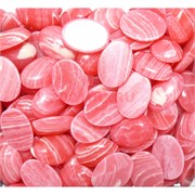 Кабошоны 13x18 овальные из родохрозита