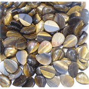 Кабошоны 15x20 капля из тигрового глаза