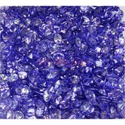 Кабошоны 5x7 зернышки из темно-синего стекла