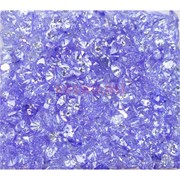 Кабошоны 5x7 зернышки из синего стекла