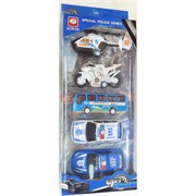 Набор транспортных средств City Police (NO.399-82K)