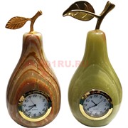 Часы из оникса Груша 14см (3х6 дюйма)
