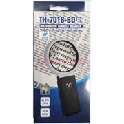 Лупа настольная 90 мм с подсветкой (TH-7018-BD) 10X и 25X