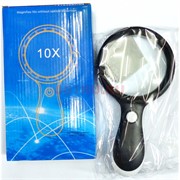 Лупа 10X диаметр 90 мм с подсветкой