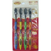 Зубные щетки бамбуковые GUMBO 4 шт/уп 200 шт/кор