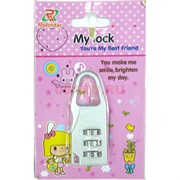 Замок с кодом My Lock (6634) Rolindar металлический 360 шт/кор