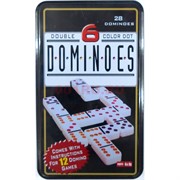 Игра Домино Dominoes Double Color Dot 60 шт/кор