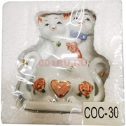Фигурка Кошки парная (COC-30) из фарфора 13 см