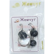 Набор 2-в-1 сережки и кольцо (Г-18529) из черного агата