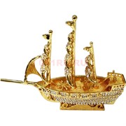 Шкатулка со стразами (1698) корабль парусник