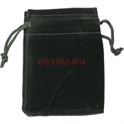 Чехол подарочный замша 20x30 см черный 25 шт/уп
