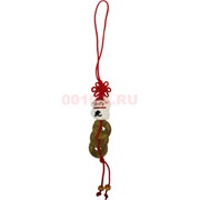 Подвеска Фэншуй "кот манэки с монетами бронза" 10 шт/упаковка