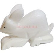 Кролик из мрамора 8x10 см символ 2023 года