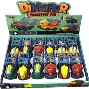 Dinosaur Transport Car машинка с клеткой 12 шт/упаковка