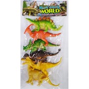 Динозавры (Q-602) набор из 6 штук Happy Animal World