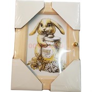 Ключницы с кроликами 14х19 см в ассортименте символ 2023 года
