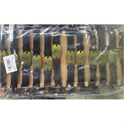 Браслет кожаный «знаки зодиака» бронза овальные 12 шт/упаковка (BR-1650)