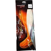 Стельки Tarrago Insoles кожаные Pecari Carbon угольные размер 45-46