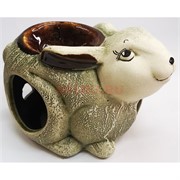 Аромалампа из шамота «Кролик» 16,5x15 см