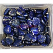 Сердце подвеска 3x3 см из лазурита (цена за 1 шт)