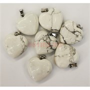 Сердце подвеска 2,5x2,5 см из кахалонга (цена за 1 шт)