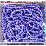 Кольцо из фиолетовой шпинели бусина 3 мм граненая