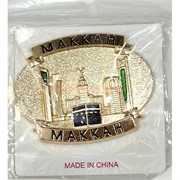Магнит мусульманский (KY-2362A) металлический Maccah 12 шт/упаковка