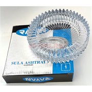 Пепельница стеклянная Sula Ashtray 14 см диаметр