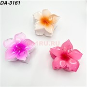 Заколка краб (DA-3161) цветок 12 шт/упаковка