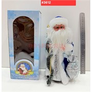 Игрушка музыкальная светящаяся Дед Мороз 30 см высота (3612)