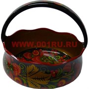 Ваза с ручкой хохлома размер 17*15*15