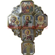 Икона-оберег на липучке с ликами святых