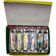 Кусачки для ногтей с птицами, бабочками, цена за 12 шт
