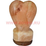 Лампа солевая "сердце 1" большая 20 см с зарядкой USB