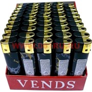 Зажигалка газовая Vends 50 шт\бл "мраморная"