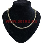 Нитка бусин топаз натуральный камень